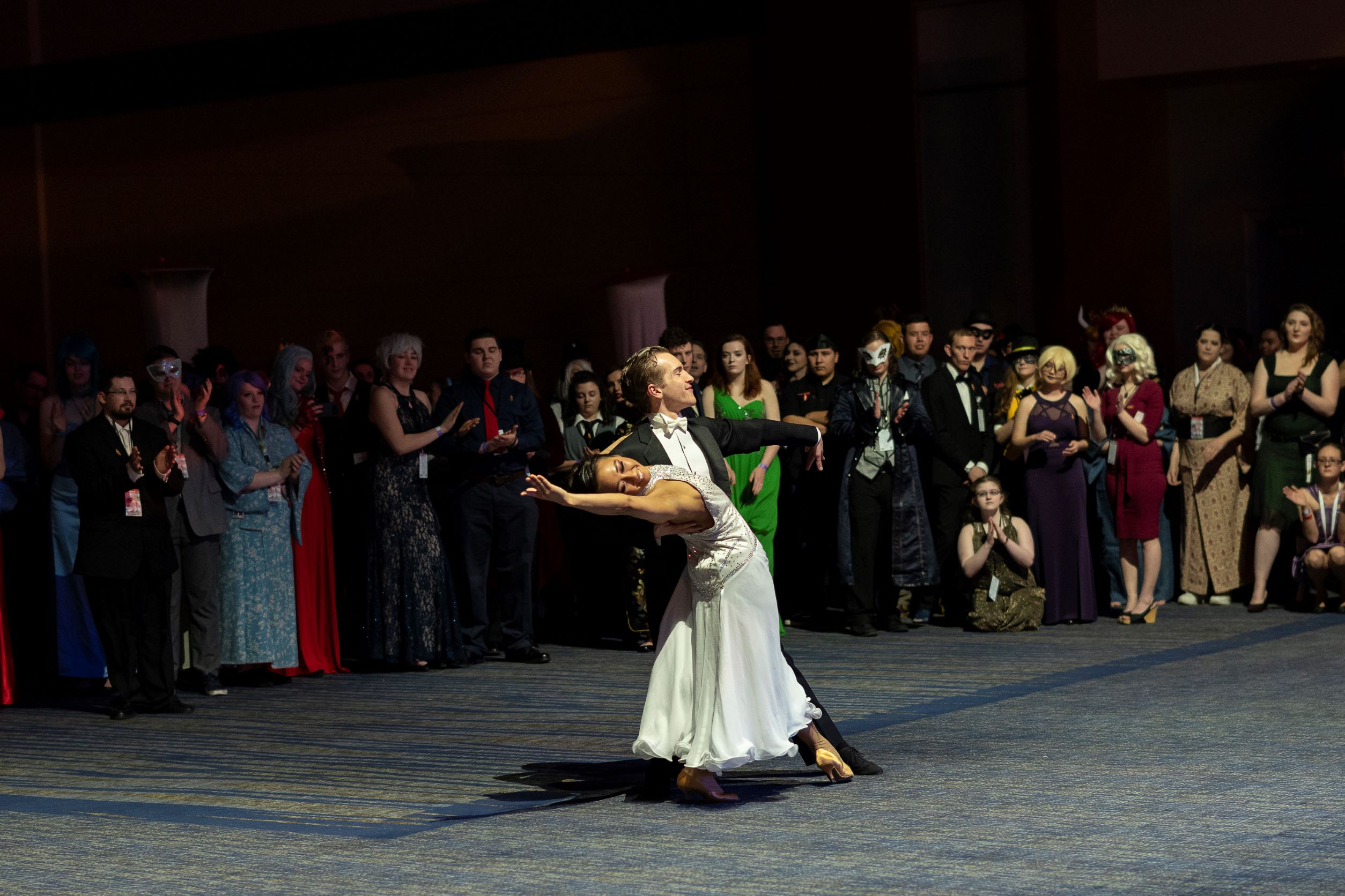 Staff dancers demonstrating