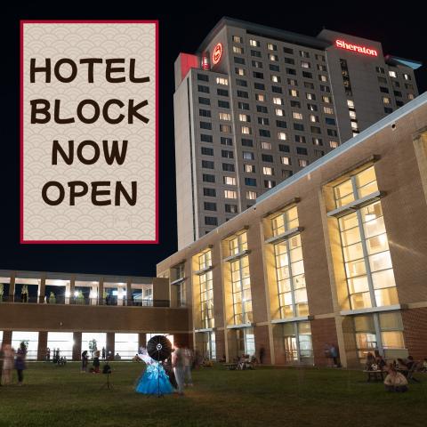 Naka-Kon 2024 Hotel Room Block Now Open!