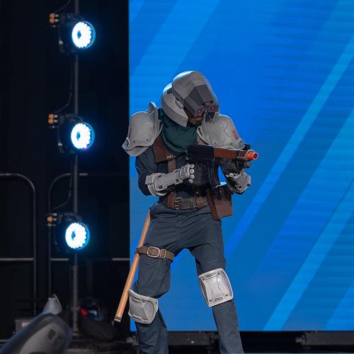 Shinra infantry soldier from Final Fantasy VII
Cosplayer: Michael Eberra