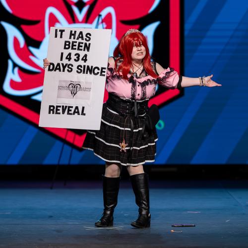 Riku, Kairi, Terra, Master of Masters from Kingdom Hearts
Cosplayers: Crazy Chibi Cosplay, Vlad Serket, Tim Lord Angel, Ash Knight Cosplay     
https://www.instagram.com/crazychibicosplay/
https://www.instagram.com/timlord_angel/
https://www.instagram.com/sarcasticbard/
https://www.instagram.com/chainedprince/