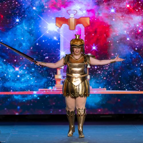 Sailor Galaxia and Princess Serenity from Sailor Moon
Cosplayers: Fancy Jen Cosplay and Grapefruit Cosplay
https://www.instagram.com/fancyjencosplay/
https://www.instagram.com/grapefruit_cosplay/