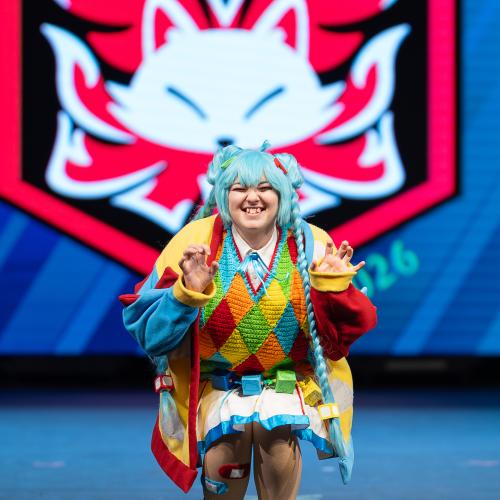 Hatsune Miku from Vocaloid
Cosplayer: Sugarbee Cosplay
https://www.instagram.com/sugarbeecosplay/
https://www.youtube.com/@sugarbeecosplay
https://www.tiktok.com/@sugarbeecosplays