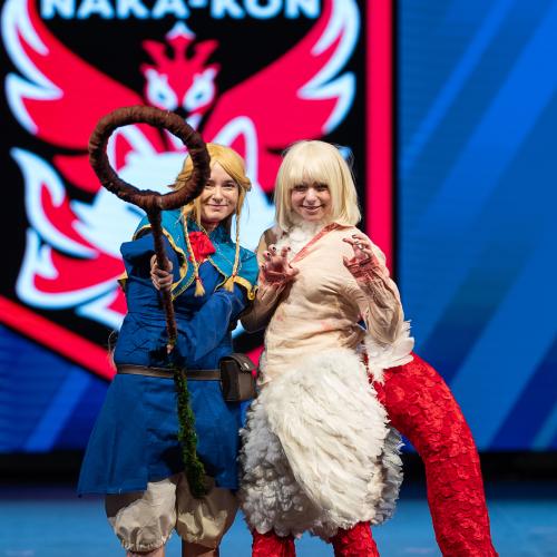 Falin and Marcille from Dungeon Meshi
Cosplayers: Bombeejester and Peeta
Bombeejeste: https://www.instagram.com/bombeejester/
Peeta: https://www.instagram.com/peeta_bret/