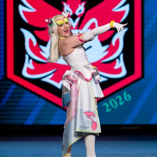 Cure Zukyoon from Kimi to Idol Precure
Cosplayer: Jillveon
https://www.instagram.com/jillveon/