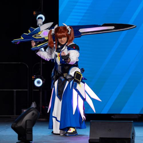 Nanoha Takamachi from Mahou Shoujo Lyrical Nanoha
DeeseyCosplay
https://www.instagram.com/deeseycosplay/