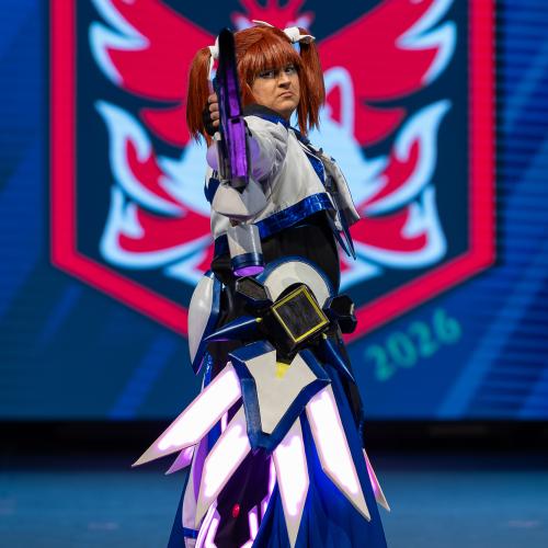 Nanoha Takamachi from Mahou Shoujo Lyrical Nanoha
DeeseyCosplay
https://www.instagram.com/deeseycosplay/