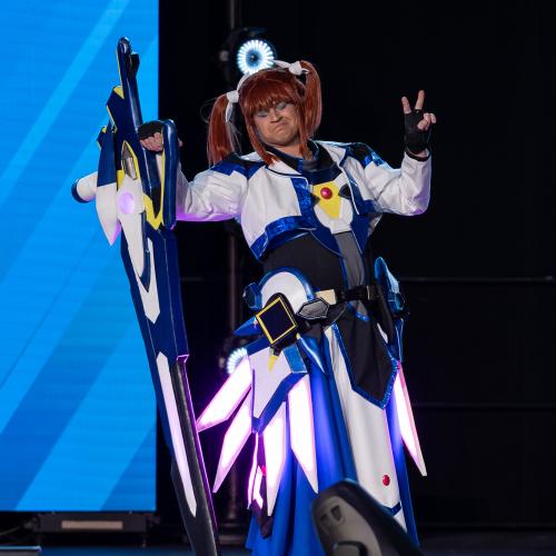 Nanoha Takamachi from Mahou Shoujo Lyrical Nanoha
DeeseyCosplay
https://www.instagram.com/deeseycosplay/