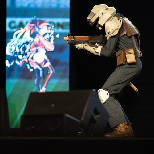 Shinra infantry soldier from Final Fantasy VII
Cosplayer: Michael Eberra