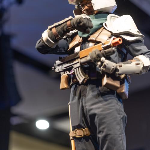 Shinra infantry soldier from Final Fantasy VII
Cosplayer: Michael Eberra