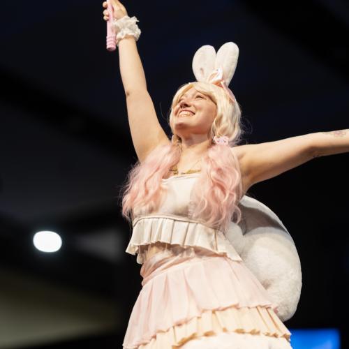 Usami from Danganronpa 2: Goodbye Despair
Cosplayer: Squish In Boots Cosplay
https://www.instagram.com/squishinboots/
https://www.tiktok.com/@squishinboots