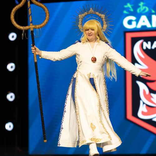 Priestess from Goblin Slayer
Cosplayer: MidnightBirdie
https://www.instagram.com/n3rdiebird/