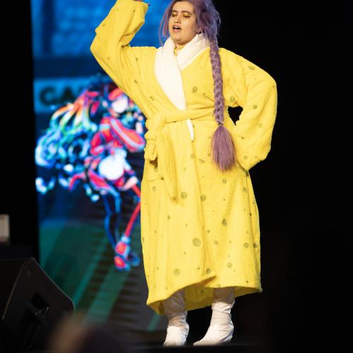 Rumi from KPop Demon Hunters
Cosplayer: Lunar Kitten Cosplay
https://www.instagram.com/lunarkittencos/