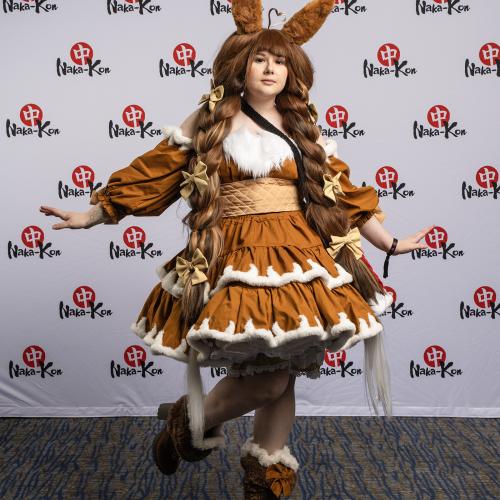 Eevee from Pokémon
Cosplayer: CrowThatCosplays
https://www.instagram.com/crowthatcosplays/
https://www.tiktok.com/@crowthatcosplays