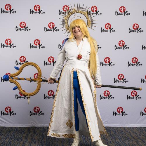 Priestess from Goblin Slayer
Cosplayer: MidnightBirdie
https://www.instagram.com/n3rdiebird/