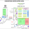 Sheraton & Overland Park Convention Center - Upper Level Map
